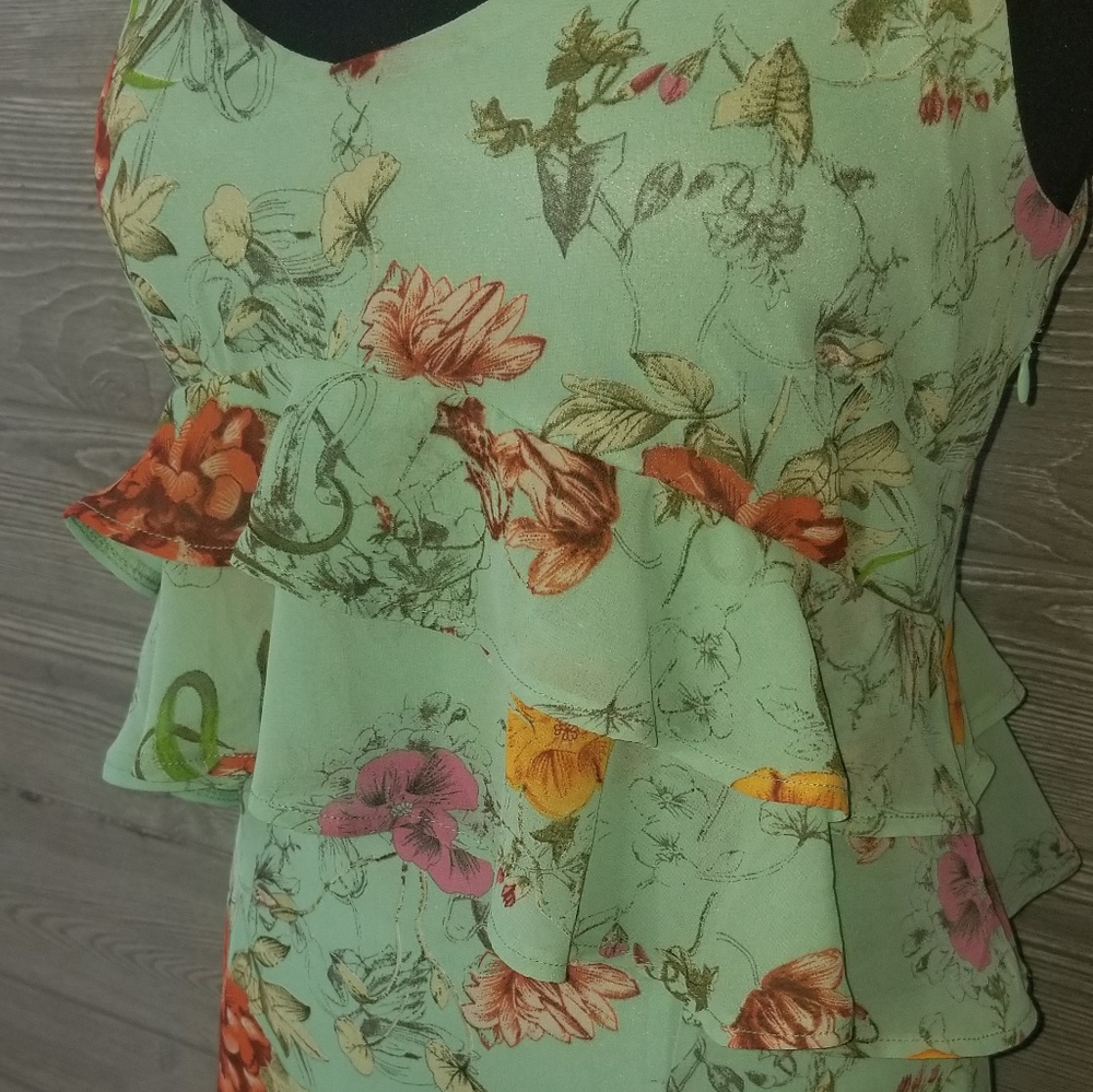 NWT EZRA T-Back Floral Dress A009.2 - Picture 3 of 8